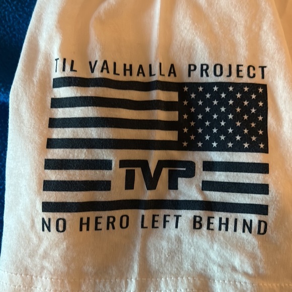 Til Valhalla Project Apparel Company (TVP), 4XL, White, Patriotic, T-Shirt. - Picture 4 of 6